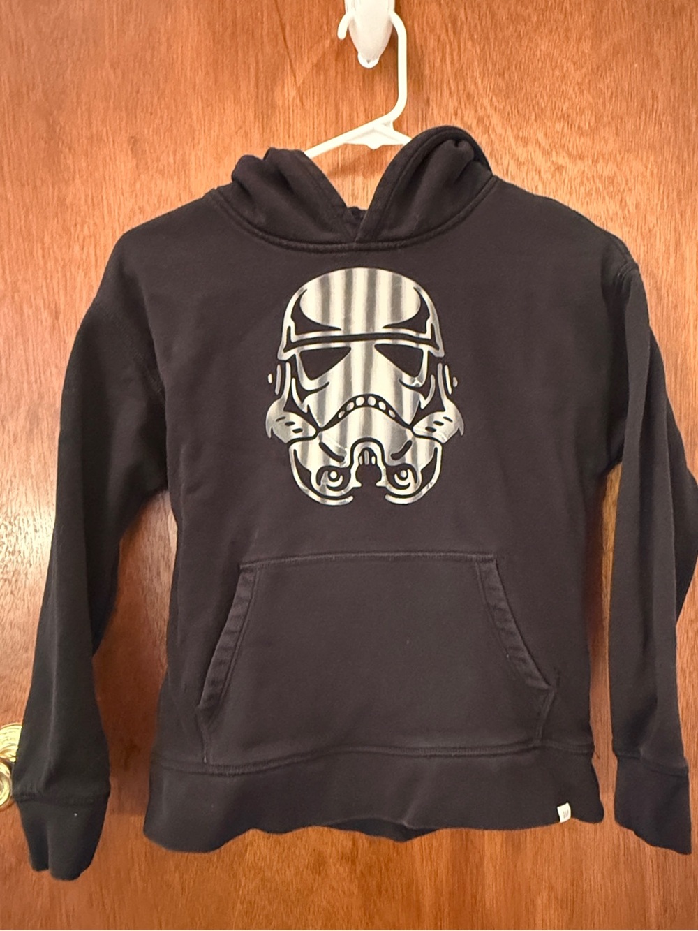 Gap x Star Wars Holographic Stormtrooper Hoodie - Boys size Large
